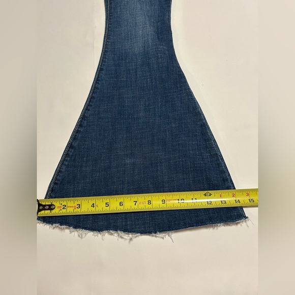 Free people we the free  Flare Jeans button fly bell bottom boho size 26- Blue - Picture 14 of 14